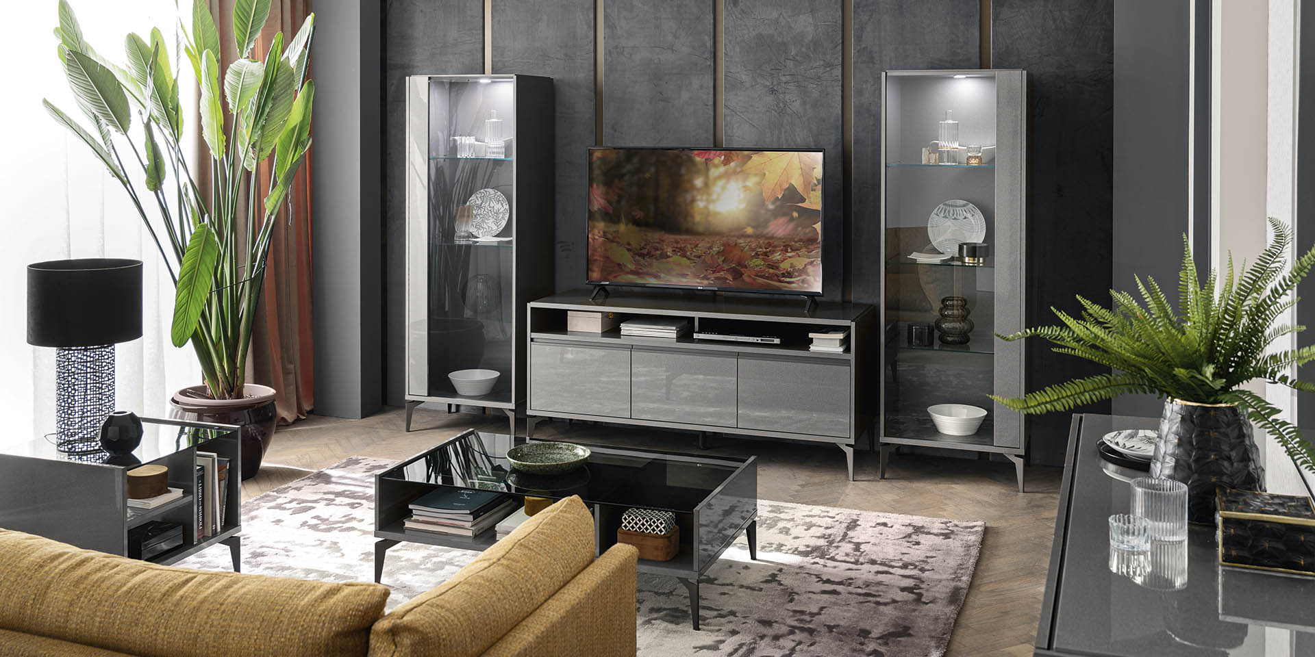 Dafre Day TV/Wall Unit Composition 23, Contemporary Wall Units